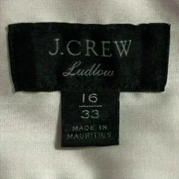 J. Crew Shirt Mens 16/33 Pink Striped Ludlow Slim Long Sleeve Button Up Occasion - Picture 5 of 8